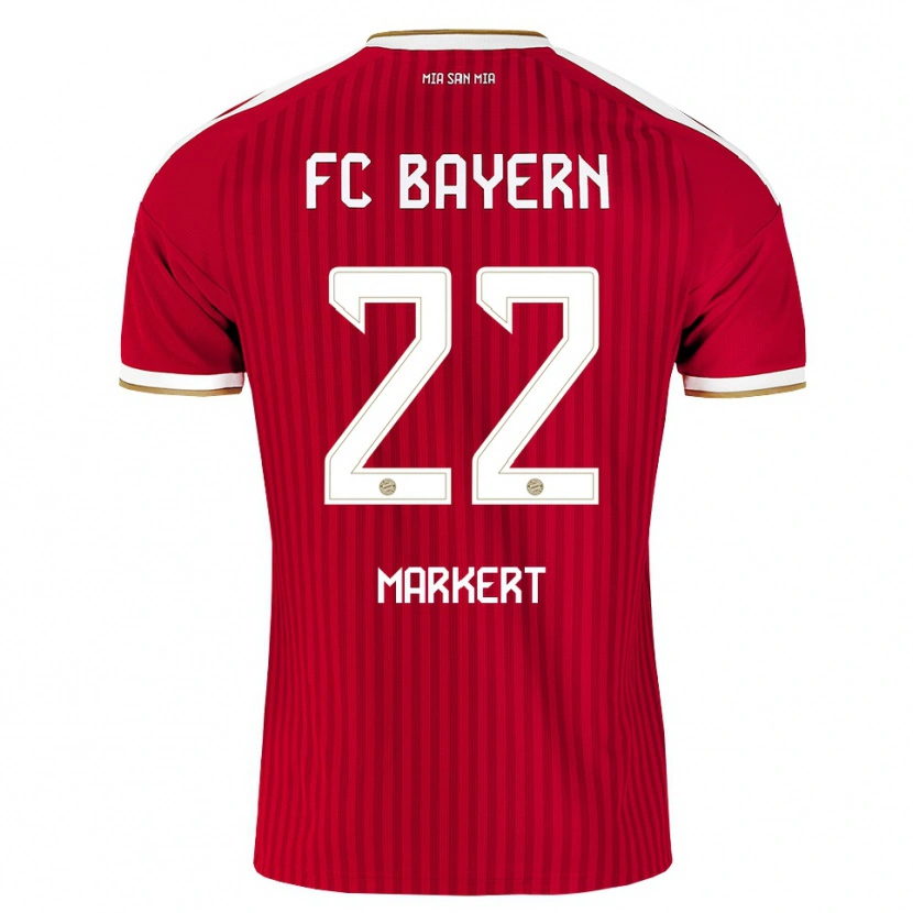 Danxen Heren Leon Markert #22 Rood Wit Blauw Thuisshirt Thuistenue 2026/27 T-Shirt