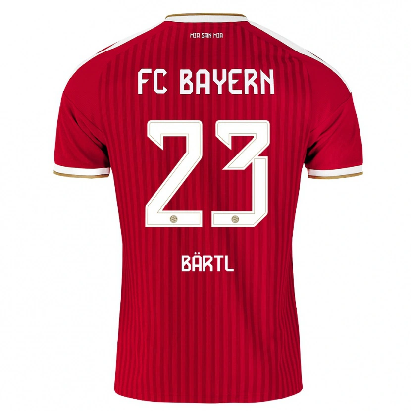 Danxen Heren Jannis Bärtl #23 Rood Wit Blauw Thuisshirt Thuistenue 2026/27 T-Shirt
