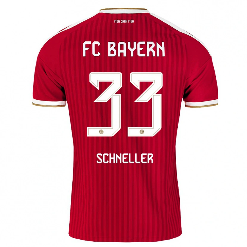 Danxen Heren Lukas Schneller #33 Rood Wit Blauw Thuisshirt Thuistenue 2026/27 T-Shirt