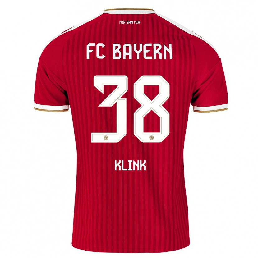 Danxen Heren Anna Klink #38 Rood Wit Blauw Thuisshirt Thuistenue 2026/27 T-Shirt