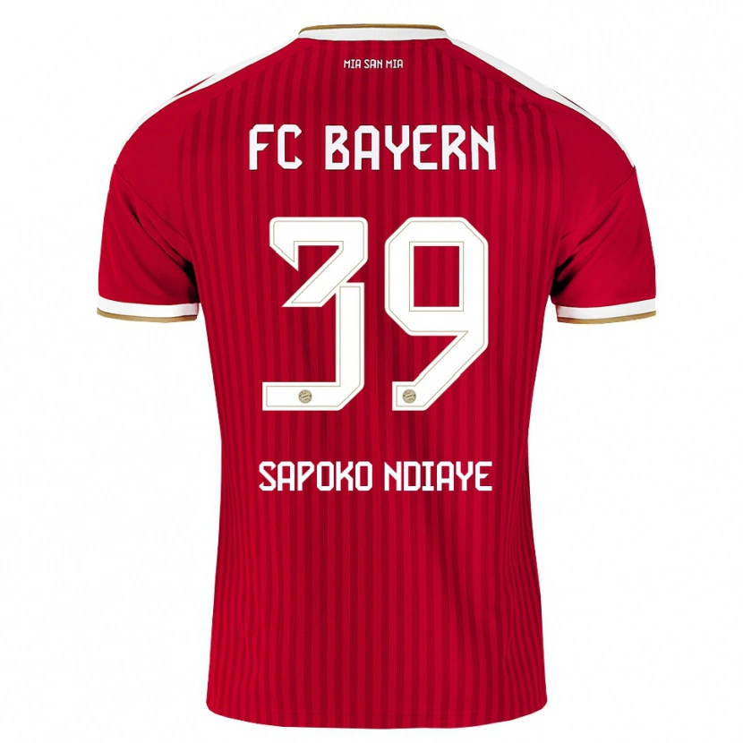Danxen Heren Bara Sapoko Ndiaye #39 Rood Wit Blauw Thuisshirt Thuistenue 2026/27 T-Shirt