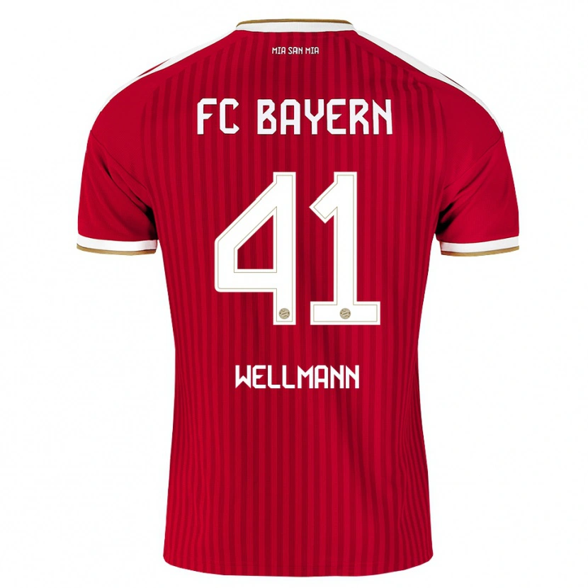 Danxen Heren Anna Wellmann #41 Rood Wit Blauw Thuisshirt Thuistenue 2026/27 T-Shirt