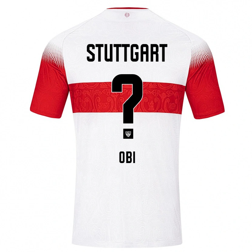 Danxen Heren Collin Obi #0 Wit Rood Geel Thuisshirt Thuistenue 2026/27 T-Shirt