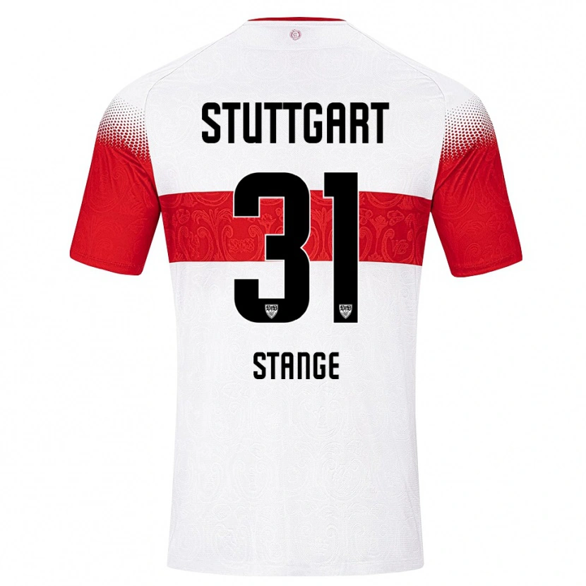 Danxen Heren Veit Stange #31 Wit Rood Geel Thuisshirt Thuistenue 2026/27 T-Shirt