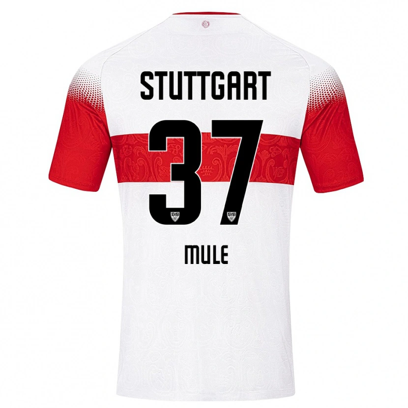 Danxen Heren Salvatore Mule #37 Wit Rood Geel Thuisshirt Thuistenue 2026/27 T-Shirt