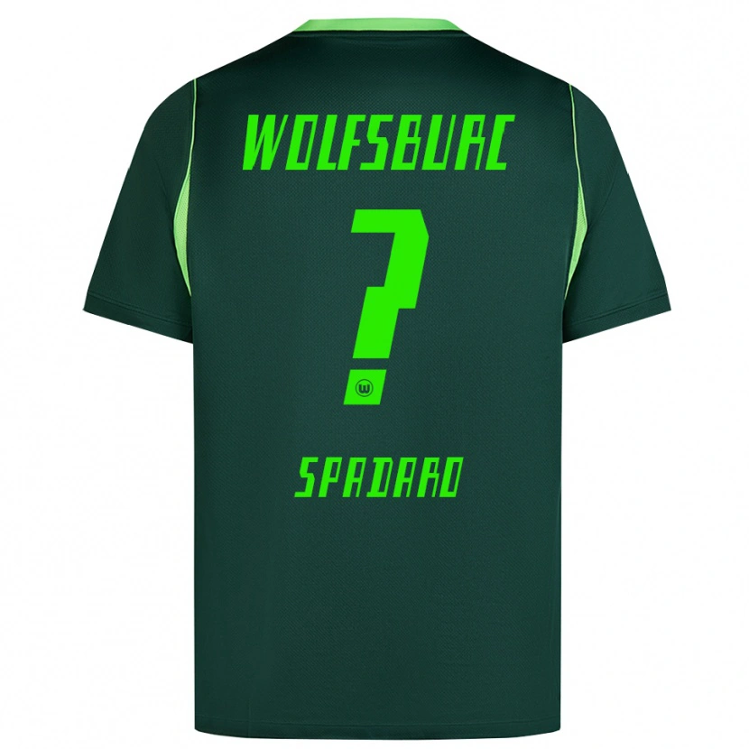 Danxen Heren Michele Spadaro #0 Donkergroen Wit Thuisshirt Thuistenue 2026/27 T-Shirt