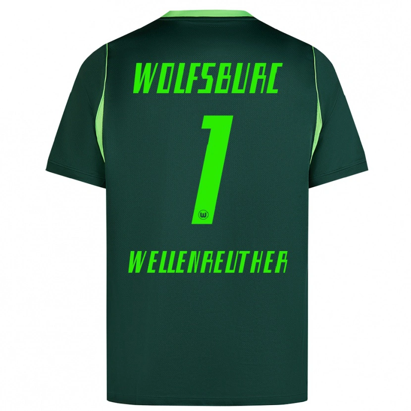 Danxen Heren Timon Wellenreuther #1 Donkergroen Wit Thuisshirt Thuistenue 2026/27 T-Shirt