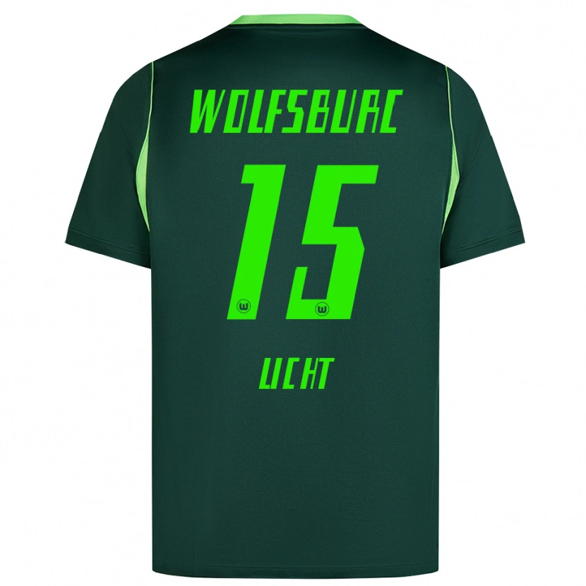 Danxen Heren Philipp Licht #15 Donkergroen Wit Thuisshirt Thuistenue 2026/27 T-Shirt