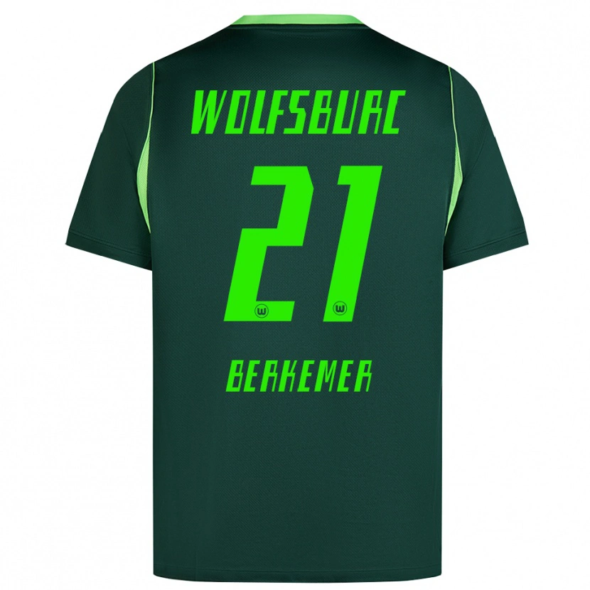 Danxen Heren Melvin Berkemer #21 Donkergroen Wit Thuisshirt Thuistenue 2026/27 T-Shirt