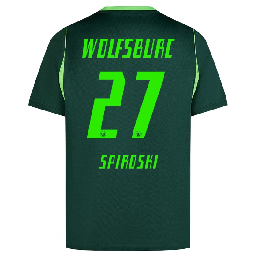 Danxen Heren Luka Spiroski #27 Donkergroen Wit Thuisshirt Thuistenue 2026/27 T-Shirt