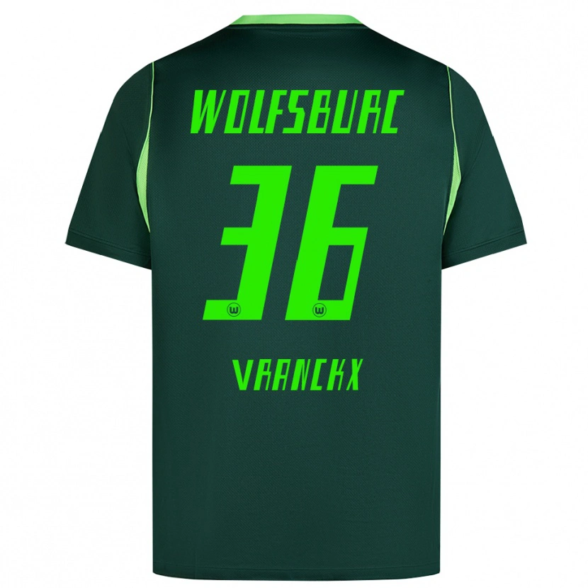 Danxen Heren Aster Vranckx #36 Donkergroen Wit Thuisshirt Thuistenue 2026/27 T-Shirt