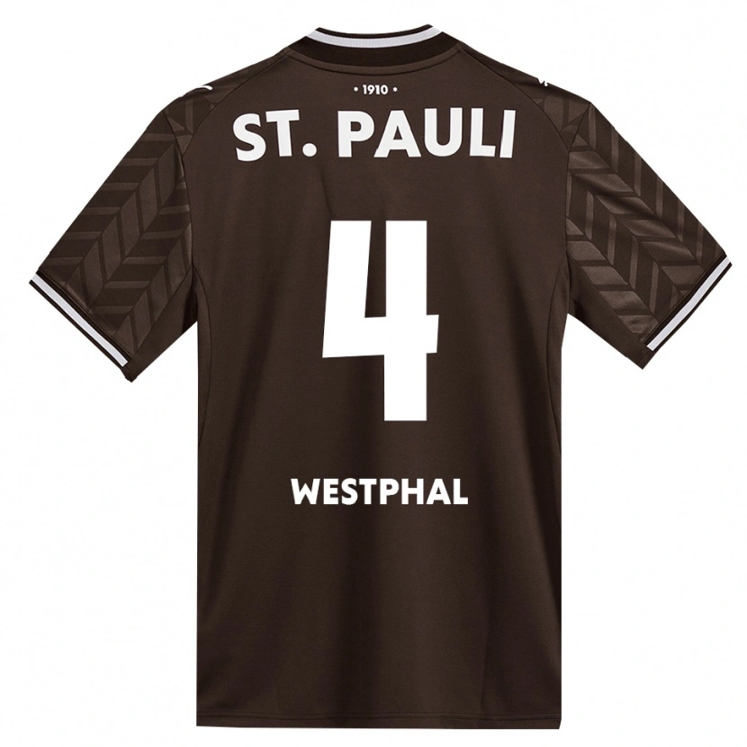 Danxen Heren Jannik Westphal #4 Cafe Wit Thuisshirt Thuistenue 2026/27 T-Shirt
