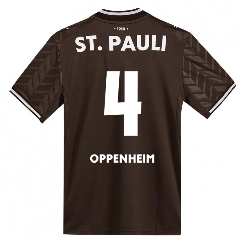 Danxen Heren Merle Oppenheim #4 Cafe Wit Thuisshirt Thuistenue 2026/27 T-Shirt