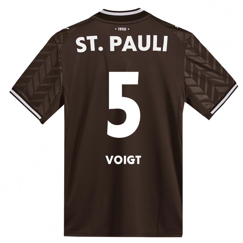 Danxen Heren Domenic Voigt #5 Cafe Wit Thuisshirt Thuistenue 2026/27 T-Shirt