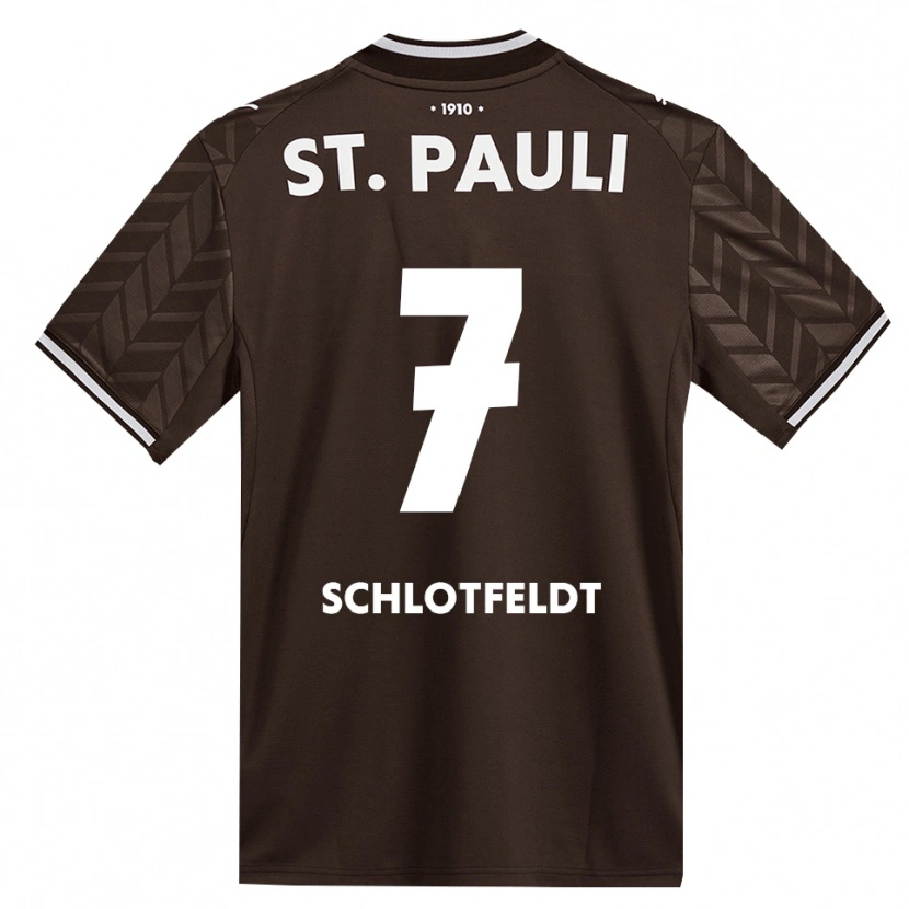 Danxen Heren Tim Schlotfeldt #7 Cafe Wit Thuisshirt Thuistenue 2026/27 T-Shirt