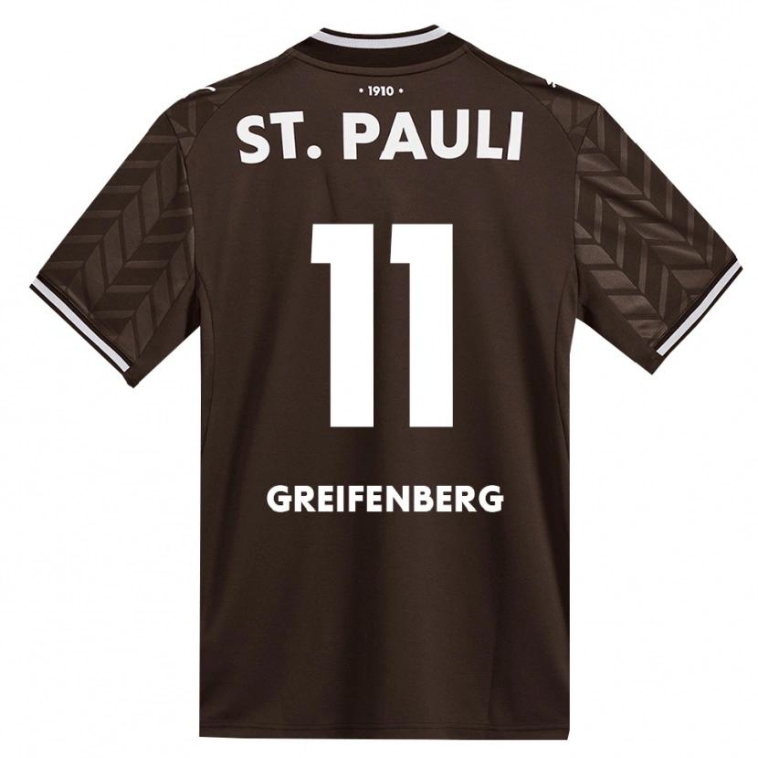Danxen Heren Ann-Sophie Greifenberg #11 Cafe Wit Thuisshirt Thuistenue 2026/27 T-Shirt