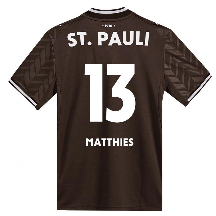 Danxen Heren Leo Matthies #13 Cafe Wit Thuisshirt Thuistenue 2026/27 T-Shirt