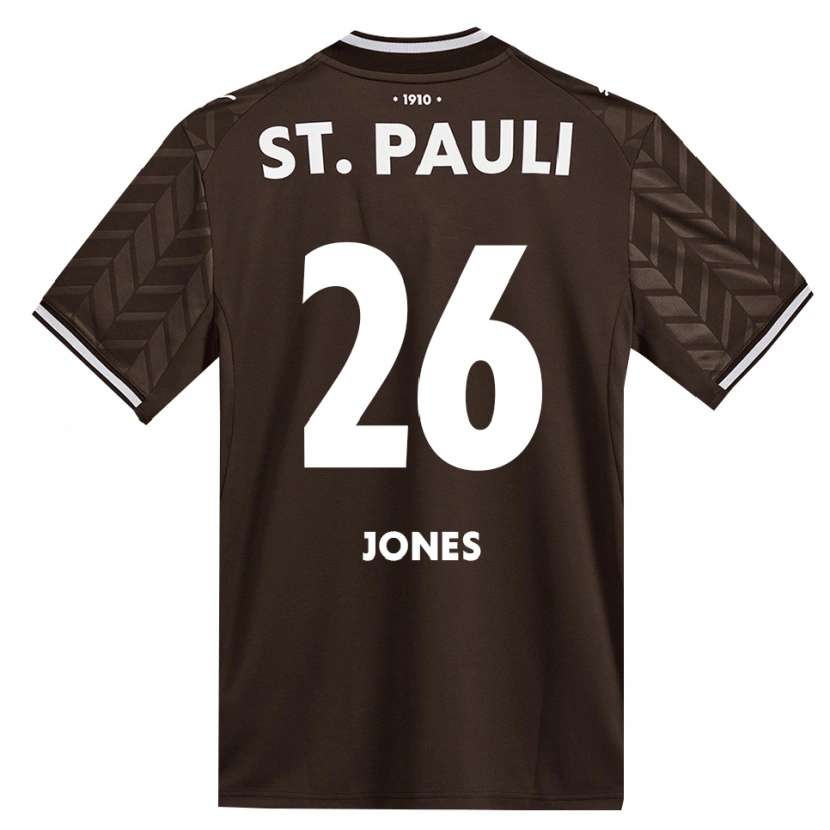 Danxen Heren Ricky-Jade Jones #26 Cafe Wit Thuisshirt Thuistenue 2026/27 T-Shirt