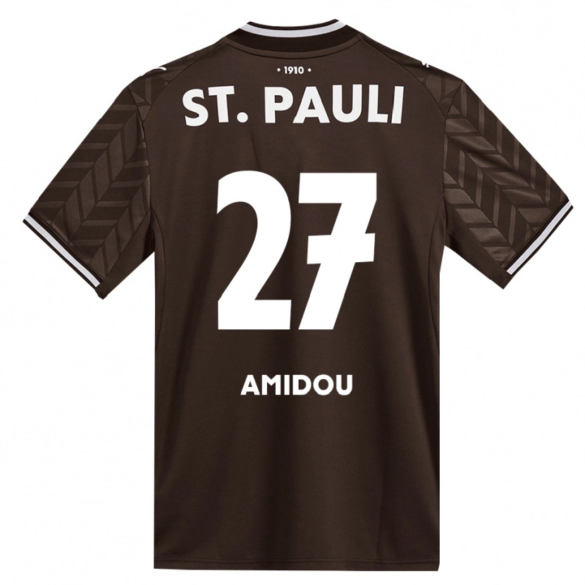 Danxen Heren Amir Amidou #27 Cafe Wit Thuisshirt Thuistenue 2026/27 T-Shirt