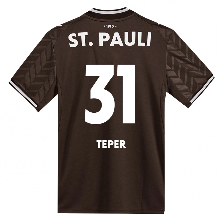 Danxen Heren M. Teper #31 Cafe Wit Thuisshirt Thuistenue 2026/27 T-Shirt