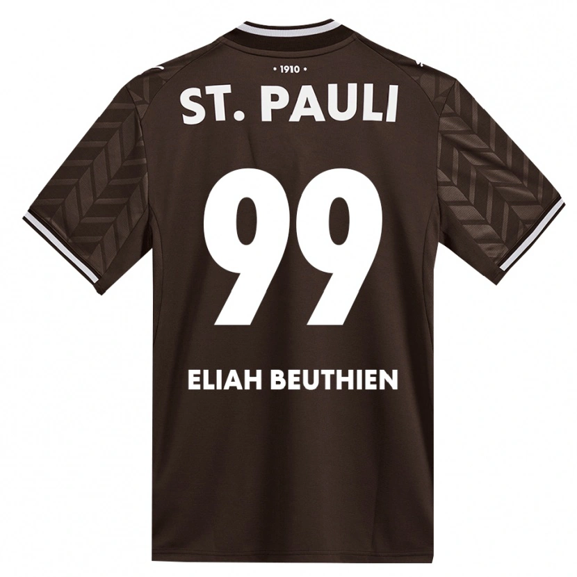 Danxen Heren Jaron Eliah Beuthien #99 Cafe Wit Thuisshirt Thuistenue 2026/27 T-Shirt