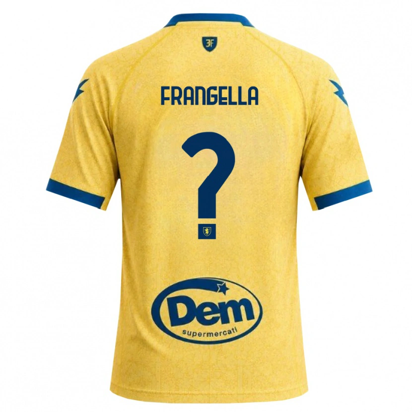 Danxen Heren Francesco Frangella #0 Khaki Zwart Blauw Thuisshirt Thuistenue 2026/27 T-Shirt