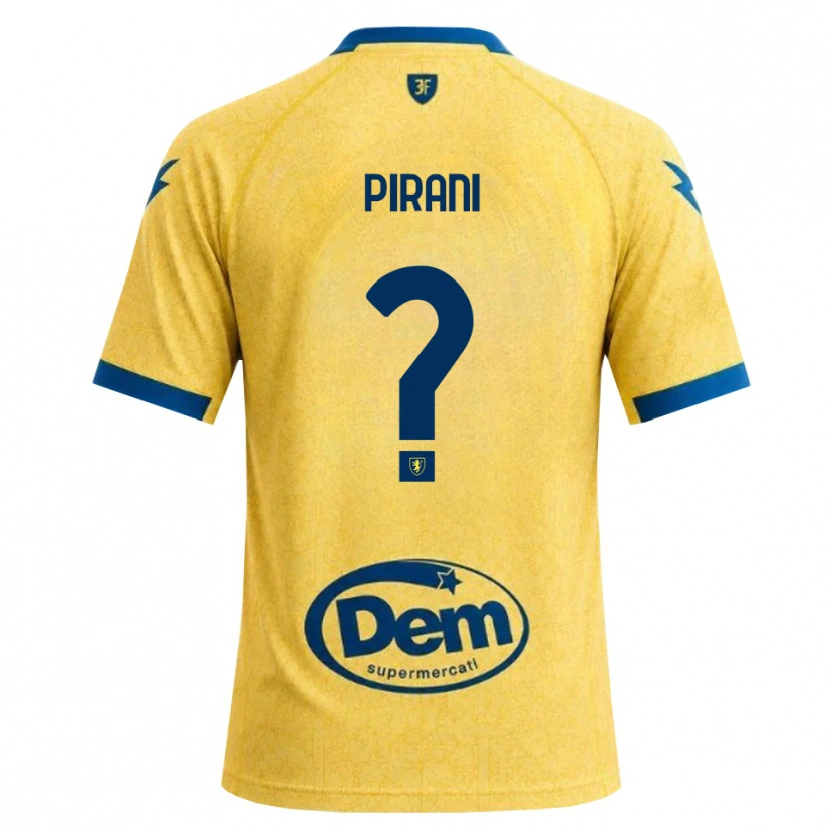 Danxen Heren Simone Pirani #0 Khaki Zwart Blauw Thuisshirt Thuistenue 2026/27 T-Shirt