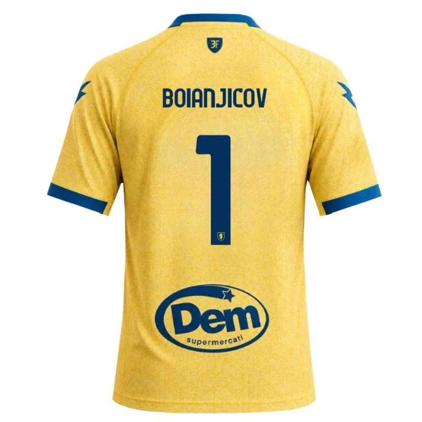 Danxen Heren Nicolas Boianjicov #1 Khaki Zwart Blauw Thuisshirt Thuistenue 2026/27 T-Shirt