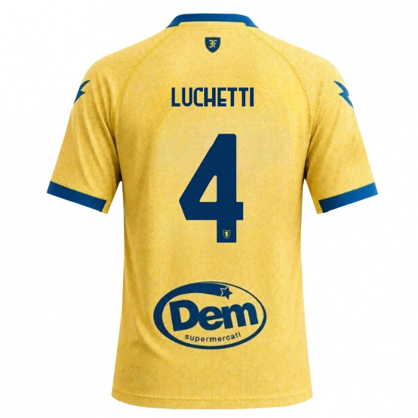 Danxen Heren Alessandro Luchetti #4 Khaki Zwart Blauw Thuisshirt Thuistenue 2026/27 T-Shirt
