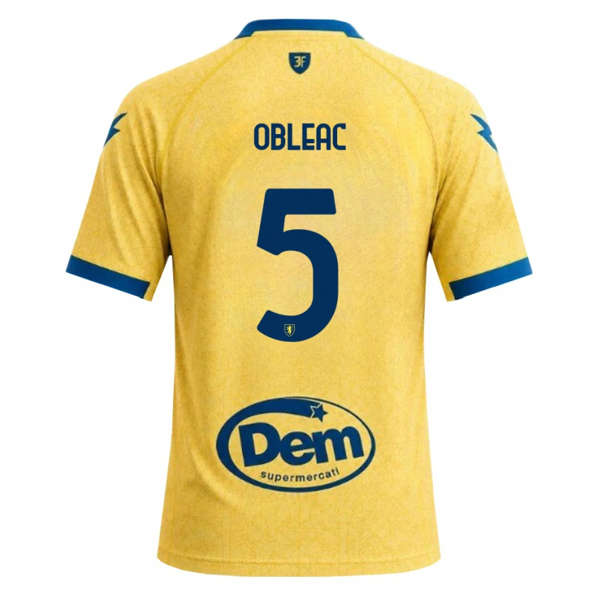 Danxen Heren Matteo Obleac #5 Khaki Zwart Blauw Thuisshirt Thuistenue 2026/27 T-Shirt