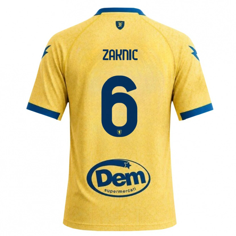 Danxen Heren Lazar Zaknic #6 Khaki Zwart Blauw Thuisshirt Thuistenue 2026/27 T-Shirt