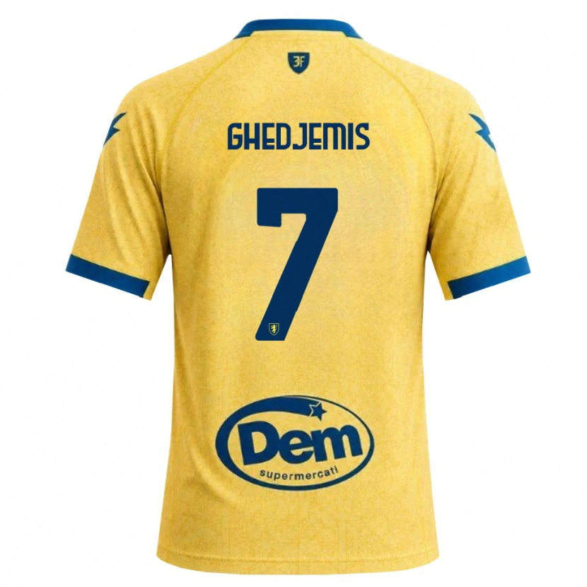 Danxen Heren Farès Ghedjemis #7 Khaki Zwart Blauw Thuisshirt Thuistenue 2026/27 T-Shirt