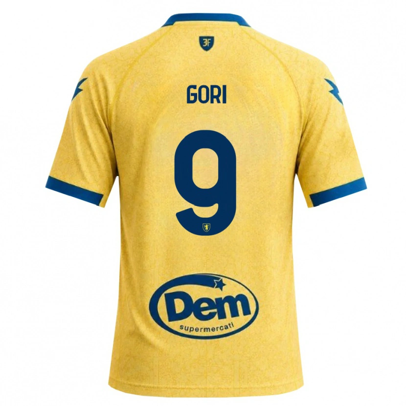 Danxen Heren Lorenzo Gori #9 Khaki Zwart Blauw Thuisshirt Thuistenue 2026/27 T-Shirt
