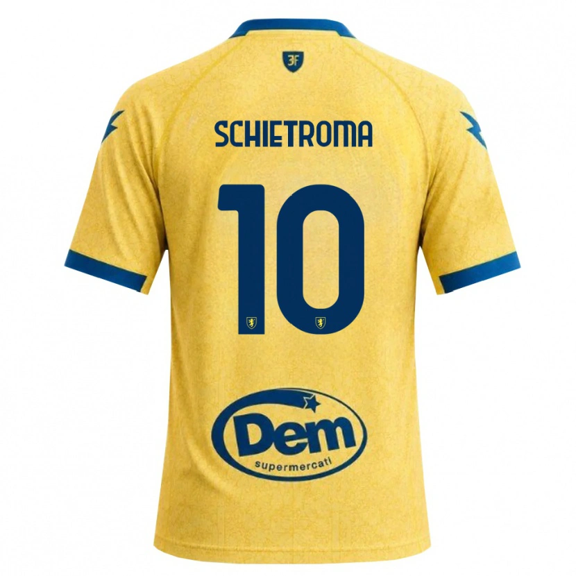 Danxen Heren Lorenzo Schietroma #10 Khaki Zwart Blauw Thuisshirt Thuistenue 2026/27 T-Shirt