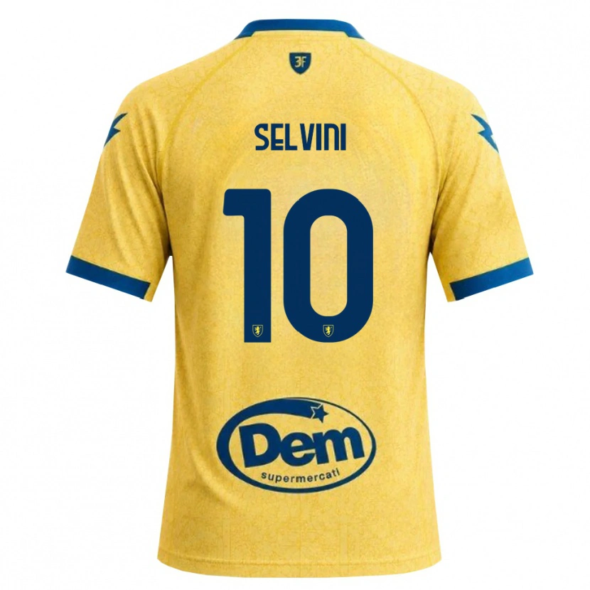 Danxen Heren Alessandro Selvini #10 Khaki Zwart Blauw Thuisshirt Thuistenue 2026/27 T-Shirt