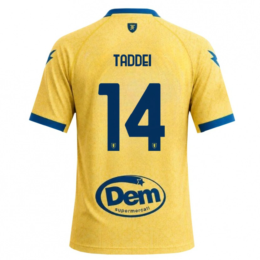 Danxen Heren Leonardo Taddei #14 Khaki Zwart Blauw Thuisshirt Thuistenue 2026/27 T-Shirt