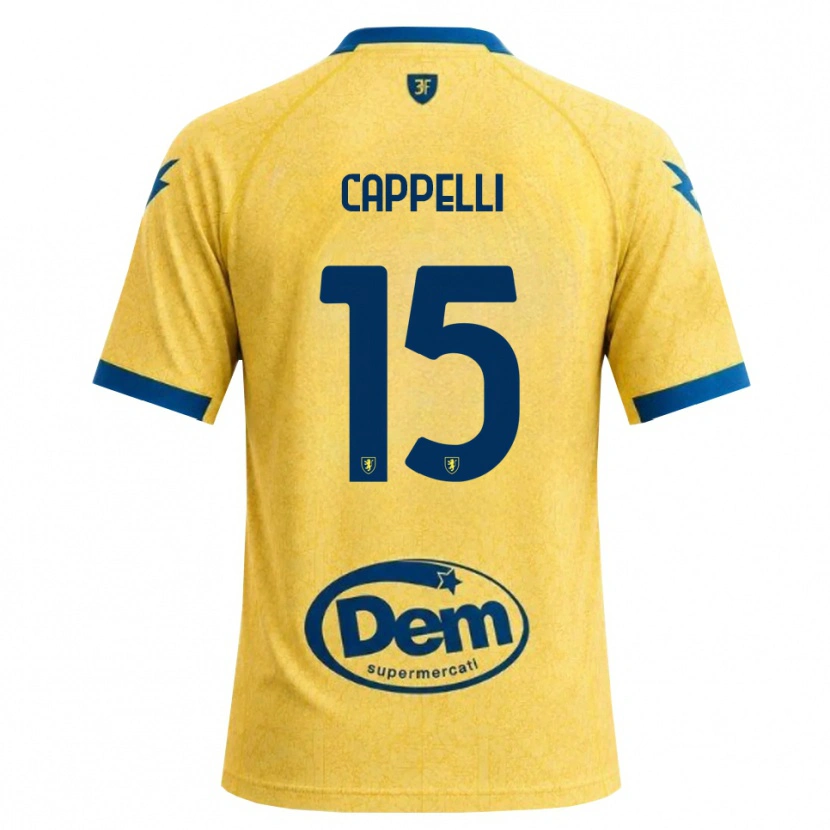 Danxen Heren Rocco Cappelli #15 Khaki Zwart Blauw Thuisshirt Thuistenue 2026/27 T-Shirt