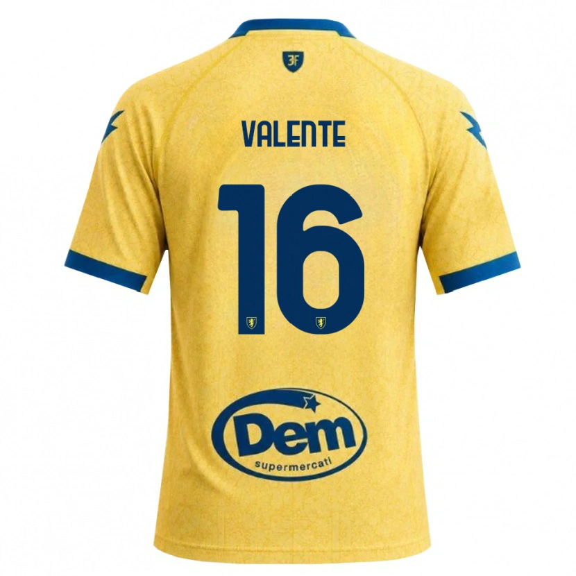 Danxen Heren Gabriele Valente #16 Khaki Zwart Blauw Thuisshirt Thuistenue 2026/27 T-Shirt
