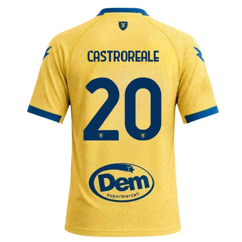 Danxen Heren Alessandro Castroreale #20 Khaki Zwart Blauw Thuisshirt Thuistenue 2026/27 T-Shirt