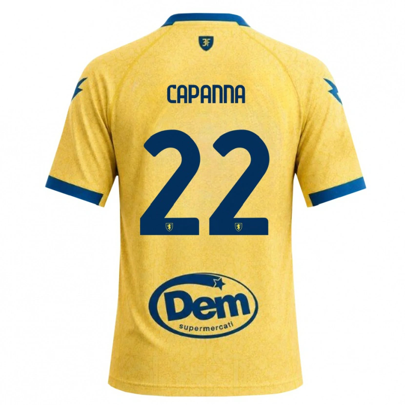Danxen Heren Tommaso Capanna #22 Khaki Zwart Blauw Thuisshirt Thuistenue 2026/27 T-Shirt