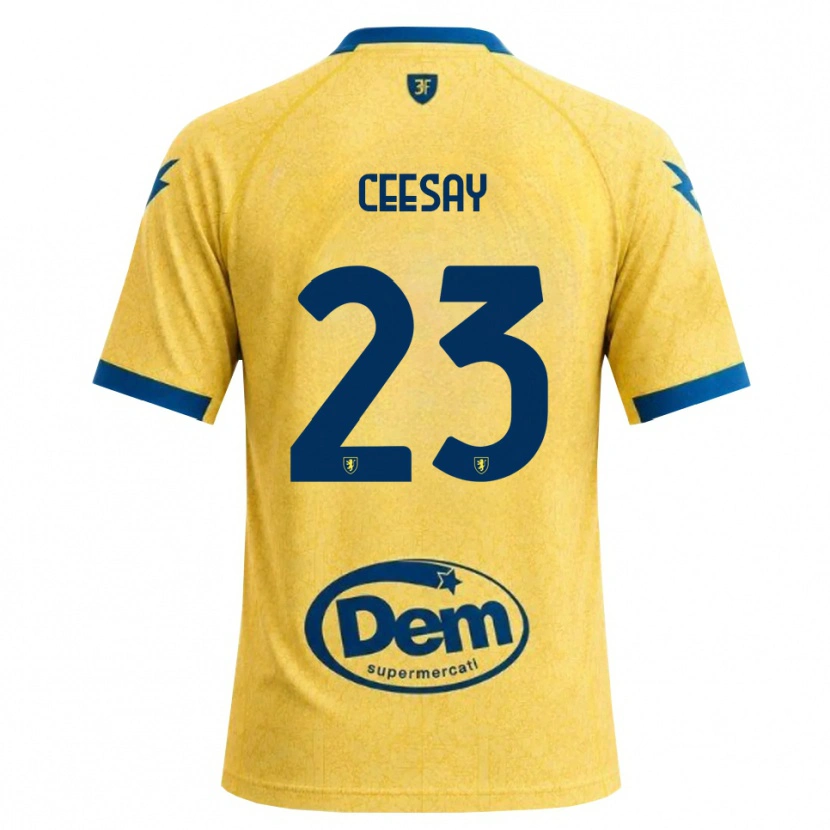 Danxen Heren Abubacar Ceesay #23 Khaki Zwart Blauw Thuisshirt Thuistenue 2026/27 T-Shirt