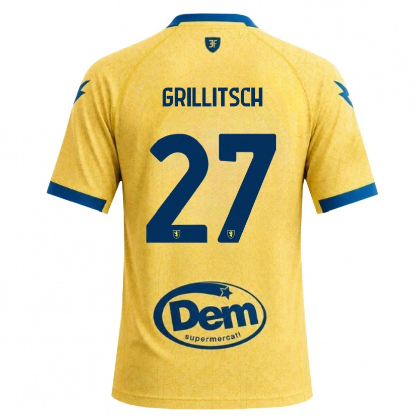 Danxen Heren Florian Grillitsch #27 Khaki Zwart Blauw Thuisshirt Thuistenue 2026/27 T-Shirt