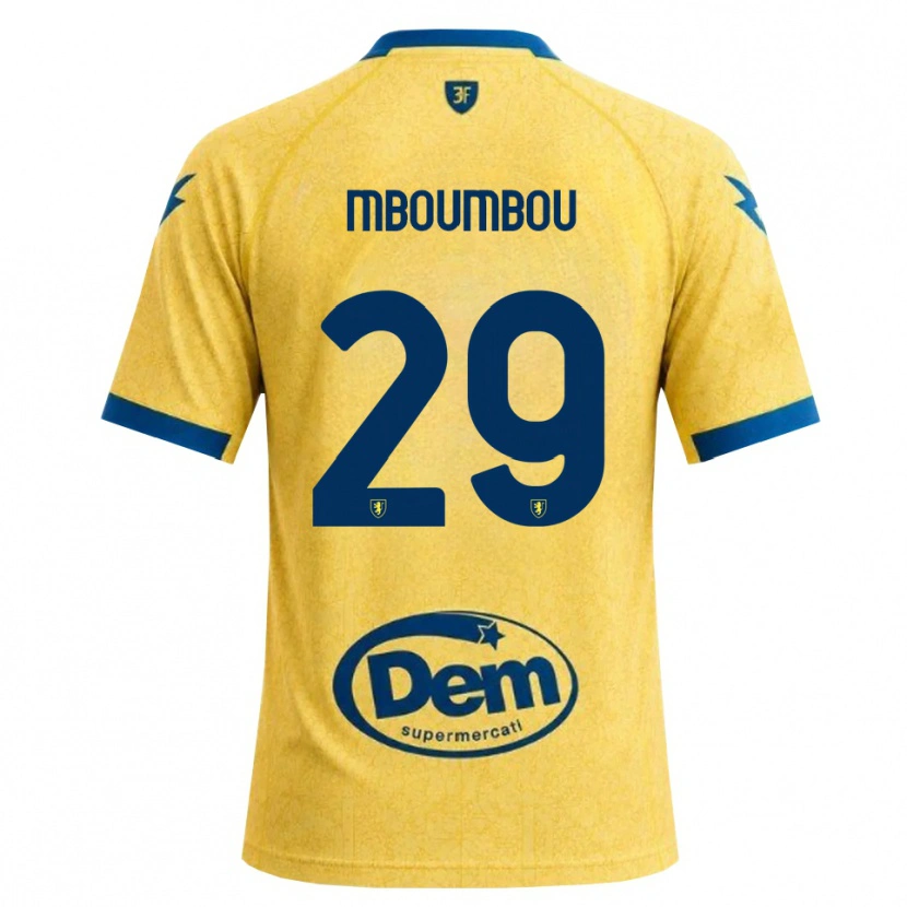 Danxen Heren Arnaud Mboumbou #29 Khaki Zwart Blauw Thuisshirt Thuistenue 2026/27 T-Shirt