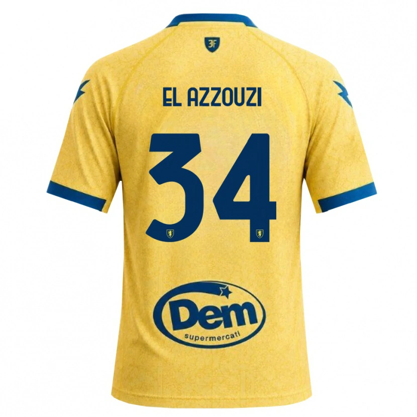 Danxen Heren Anouar El Azzouzi #34 Khaki Zwart Blauw Thuisshirt Thuistenue 2026/27 T-Shirt