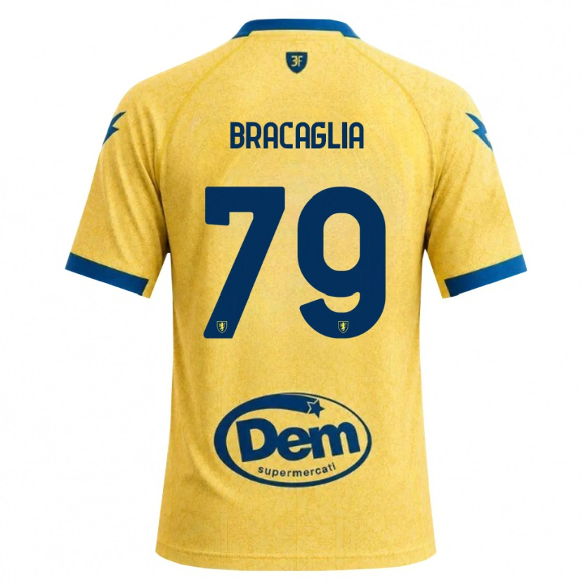 Danxen Heren Gabriele Bracaglia #79 Khaki Zwart Blauw Thuisshirt Thuistenue 2026/27 T-Shirt