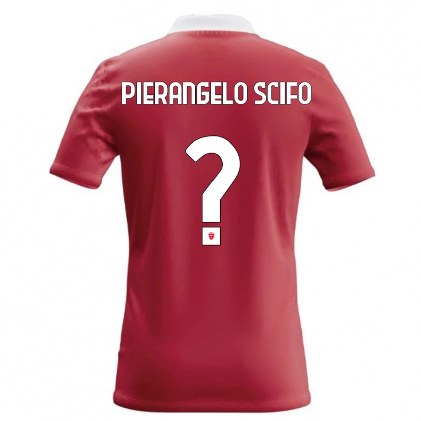 Danxen Heren Dennis Pierange Scifo #0 Rood Wit Thuisshirt Thuistenue 2026/27 T-Shirt