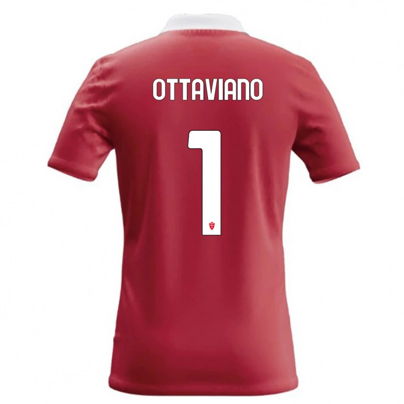 Danxen Heren Alessandro Ottaviano #1 Rood Wit Thuisshirt Thuistenue 2026/27 T-Shirt