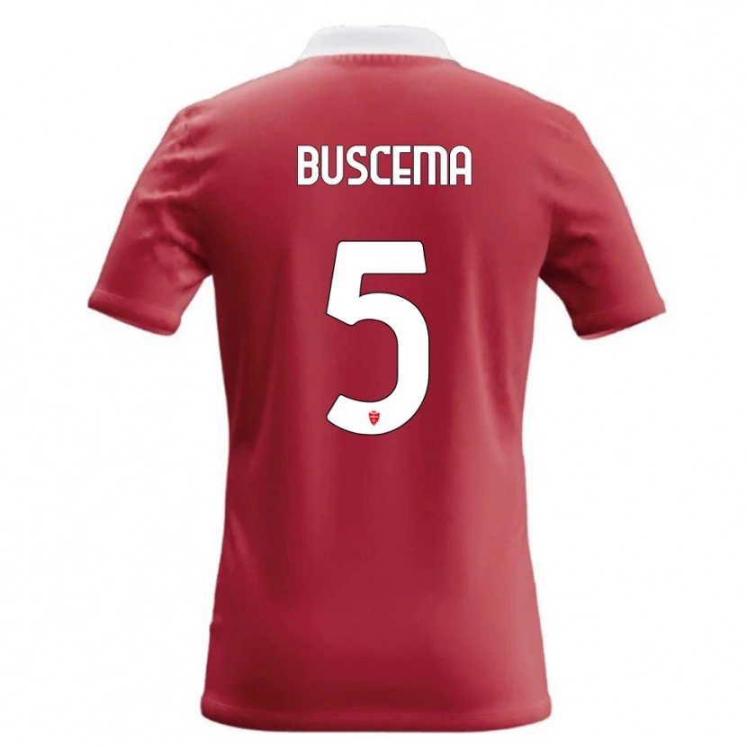 Danxen Heren Rosario Buscema #5 Rood Wit Thuisshirt Thuistenue 2026/27 T-Shirt