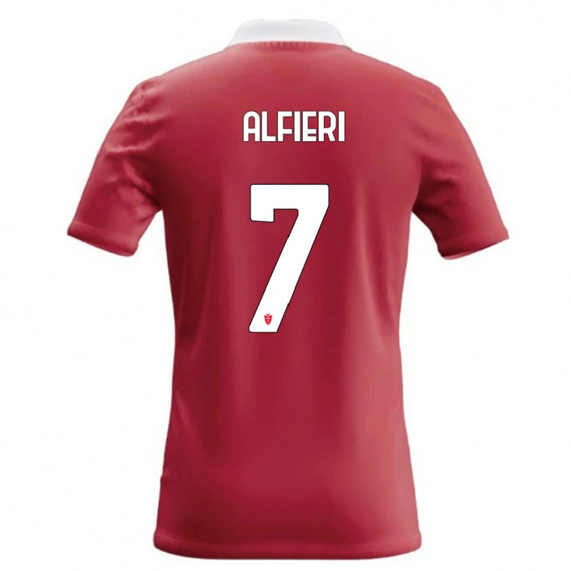 Danxen Heren Orazio Alfieri #7 Rood Wit Thuisshirt Thuistenue 2026/27 T-Shirt