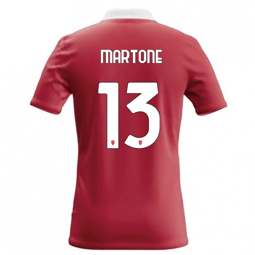 Danxen Heren Giuseppe Martone #13 Rood Wit Thuisshirt Thuistenue 2026/27 T-Shirt